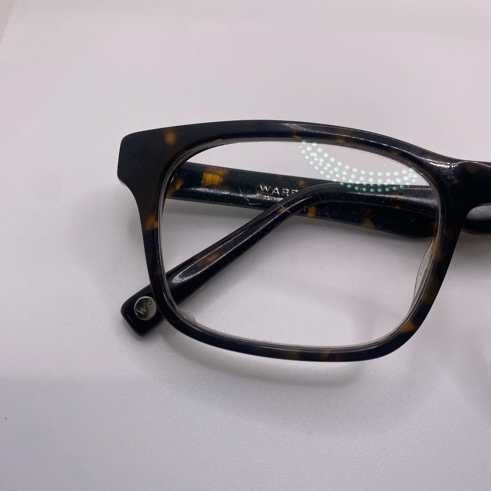 Warby Parker Eyeglasses FRAME ONLY Cass 200 53-19-145 Dark Tortoise 842